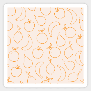 Fruit Pattern Sticker